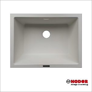 Chậu rửa đơn Nodor NORGRANITE 61.46 1B WH